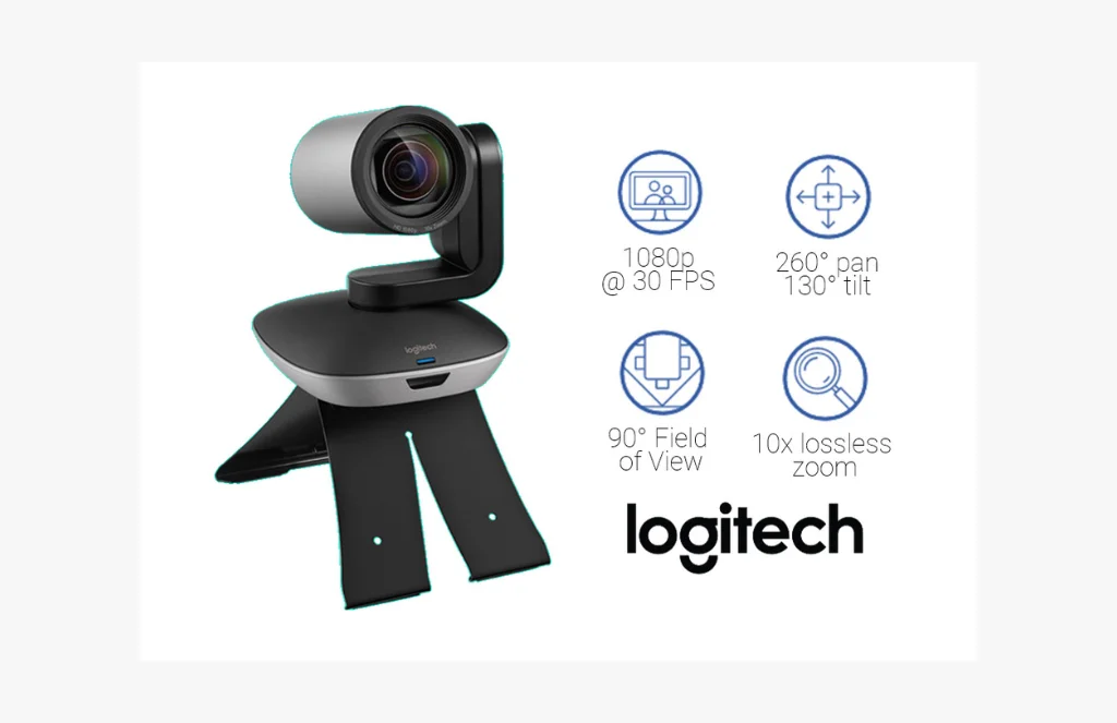 Logitech PTZ Pro 2 Video Conference Camera & Remote