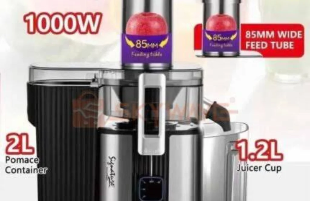 Signature W Turbo Power Juicer SgSignature 1000W turbo power juicer SG-04948