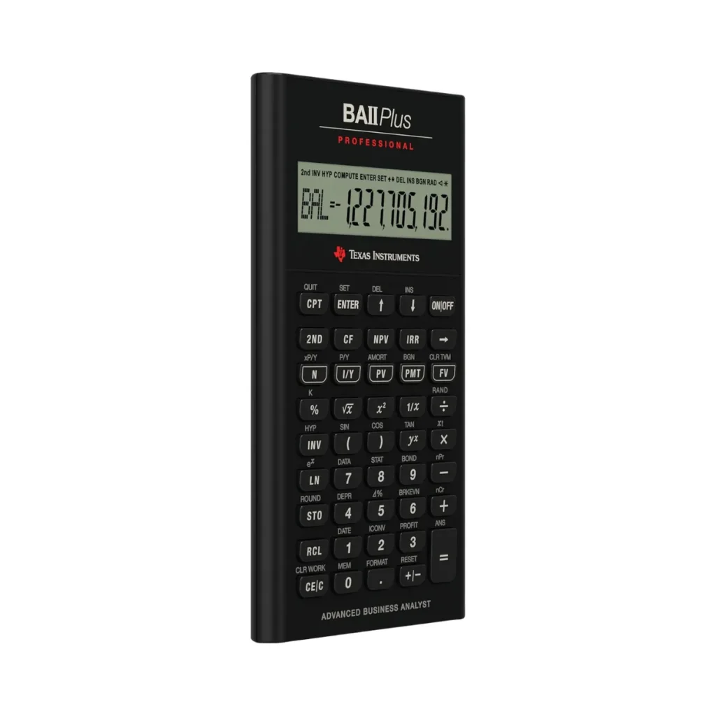 Texas Instruments Ba Ii Plus Professional Financial CalculatorTexas Instruments BA II Plus Professional Financial Calculator