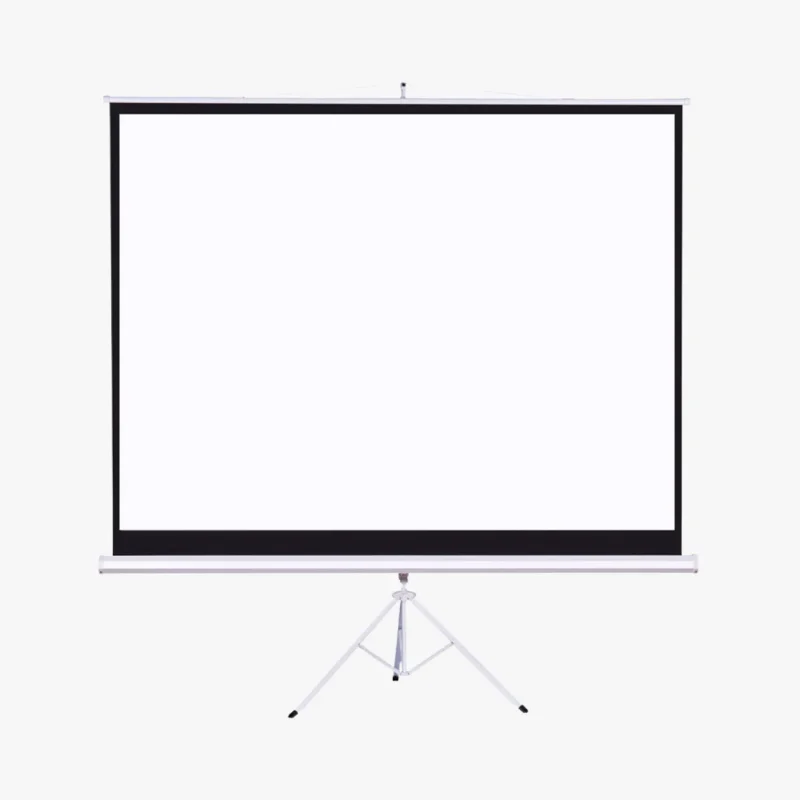 Tripod Projector Screen Cm X CmTripod projector screen 150cm x 150cm (60×60 inches)