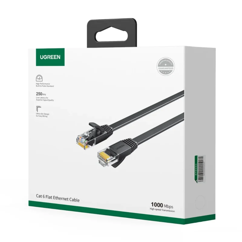 Ugreen Cat - Uutp Lan Cable M BlackUGREEN Cat 6 U/UTP Lan Cable 15m (Black)