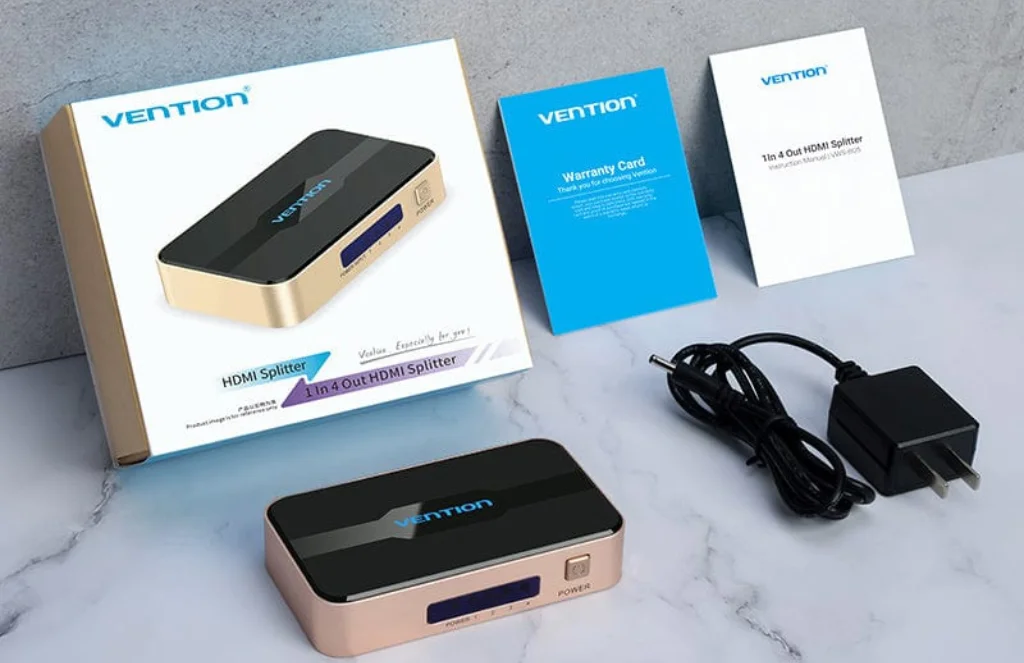 Vention - In - Out Hdmi SplitterVention 1 In 4 Out HDMI Splitter
