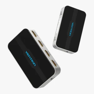 Vention - In - Out Hdmi Switcher Gray Metay TypeVention 3 In 1 Out HDMI Switcher Gray  Metay Type