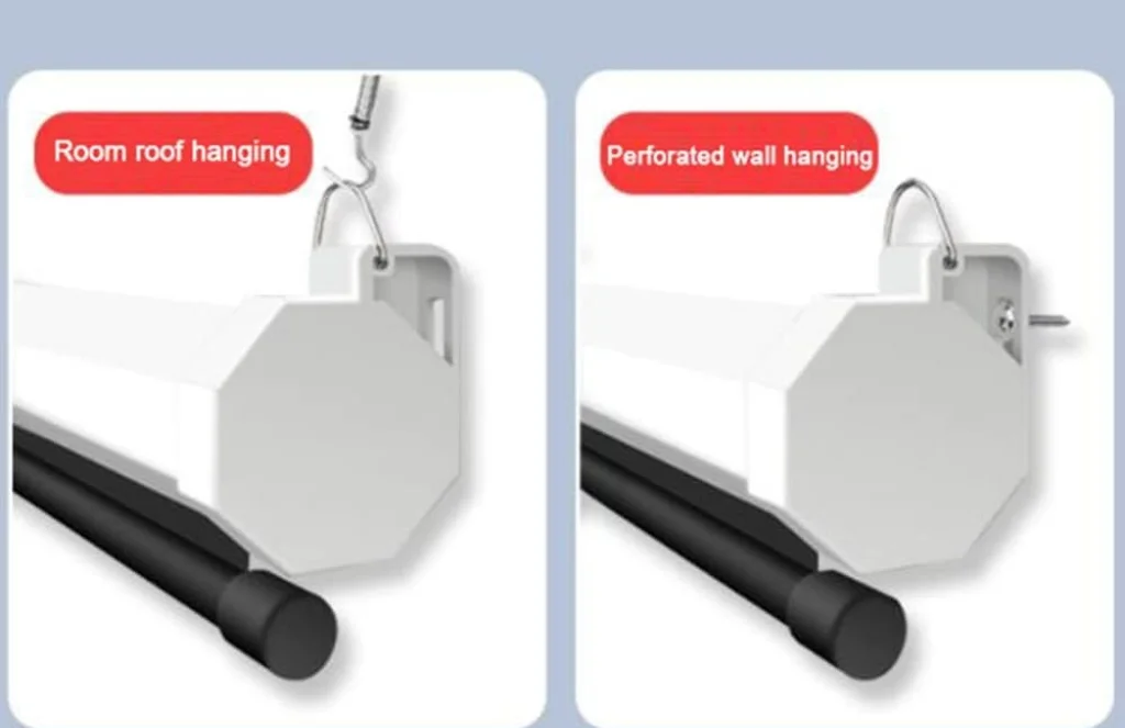 WebpManual 150cm x 150cm Projector Screen