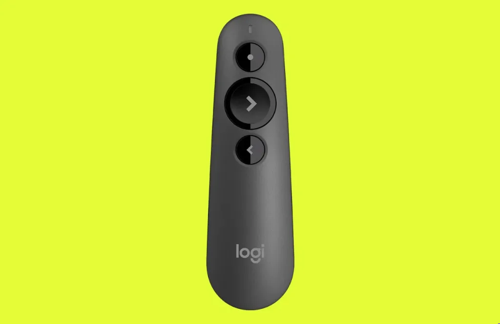 Logitech R S Laser Presentation RemoteLogitech R500s Laser Presentation Remote – Bluetooth & USB Dual Connectivity with Red Laser Pointer