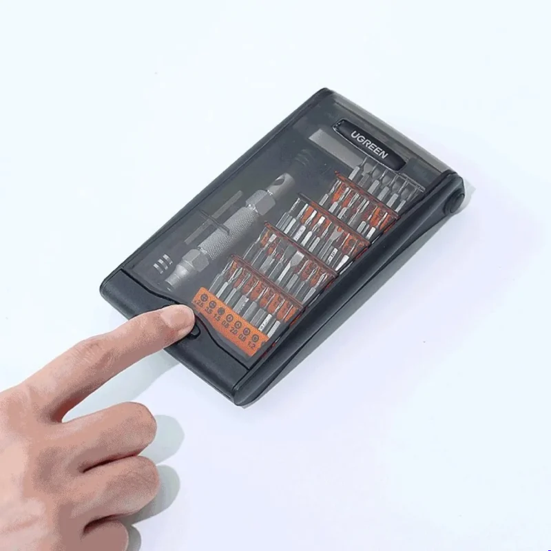 Ugreen Cm In Screwdriver Set Aluminum Alloy Tool KitUGREEN CM372 38-in-1 Screwdriver Set Aluminum Alloy Tool Kit.