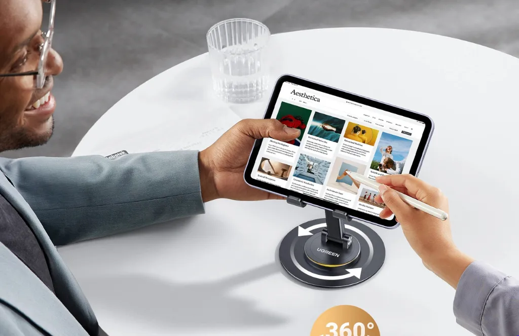 Ugreen Lp Rotating And Folding Phone StandUGREEN LP805 (360) Rotating And Folding Phone Stand