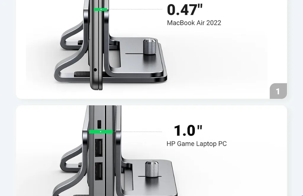 Ugreen Lp Vertical Laptop StandUGREEN LP258 Vertical Laptop Stand