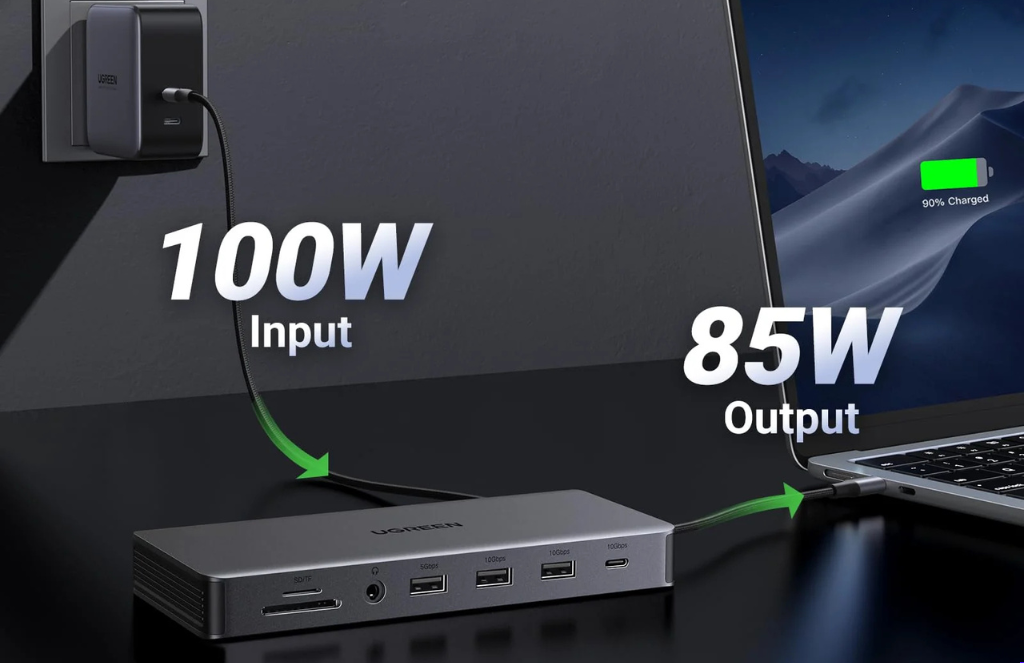 Ugreen Revodok Pro Usb C In Multifunction Docking StationUGREEN Revodok Pro 313 USB-C 13-In-1 Multifunction Docking Station