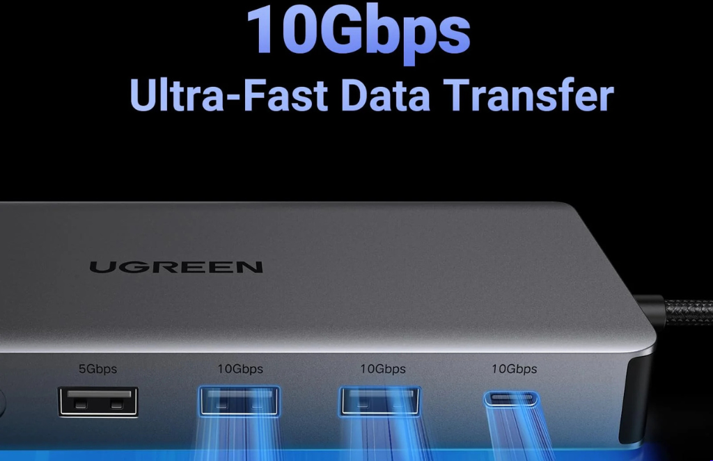 Ugreen Revodok Pro Usb C In Multifunction Docking StationUGREEN Revodok Pro 313 USB-C 13-In-1 Multifunction Docking Station