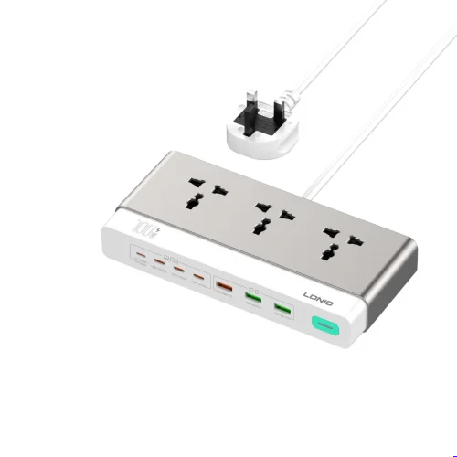 Ldnio Sc In Gan Desktop Power Strip – WLDNIO SC3 10-in-1 GaN Desktop Power Strip