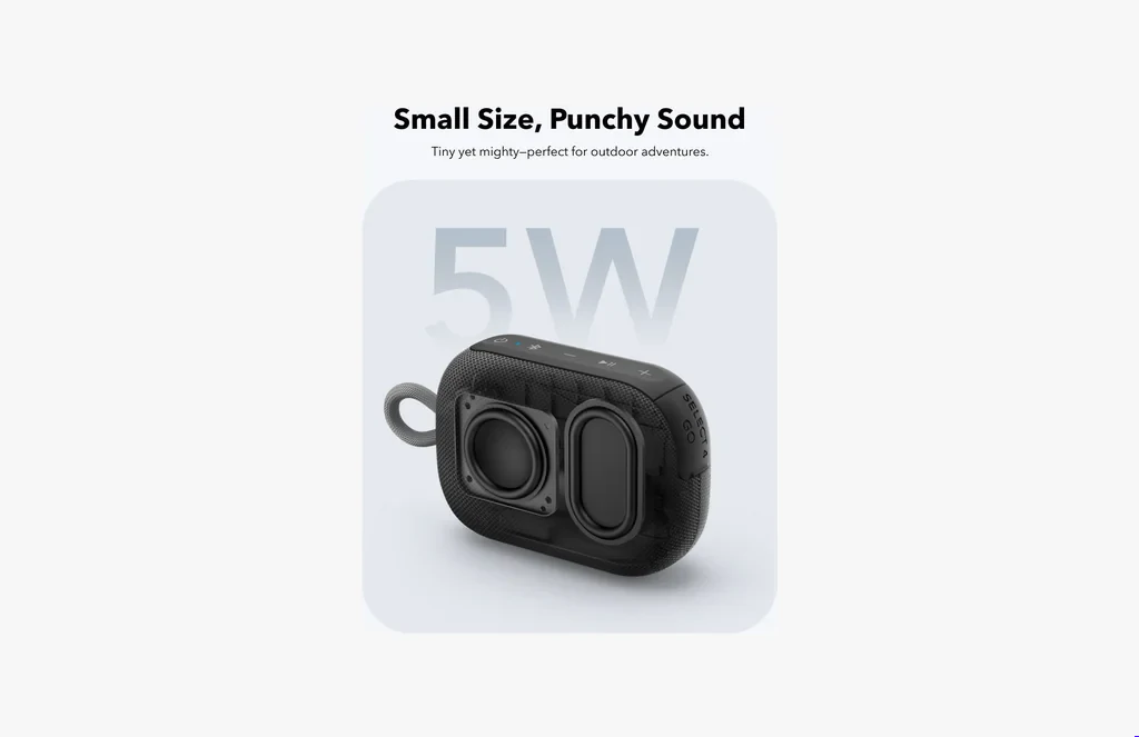 Anker Select Go FeatureANKER SELECT 4 GOAnker Select Go Featureanker-select---go-featureAnker Select Go Feature ANKER SELECT 4 GO - 20 Hours of Music